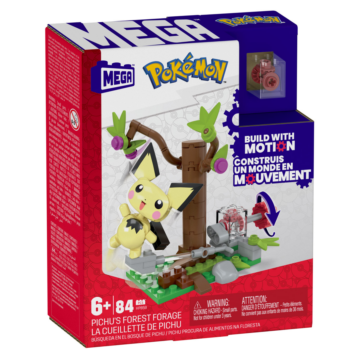 MEGA Pokemon Pichu's Forest Forage Building Set