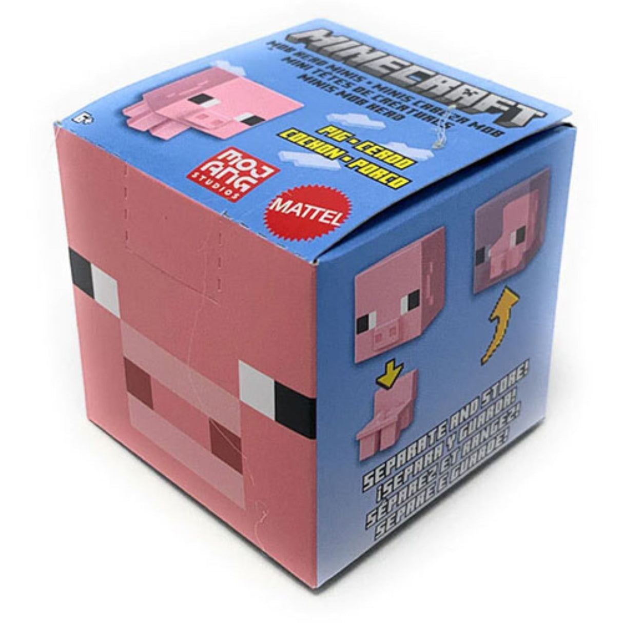 Minecraft Mob Head Minis - Pig Character