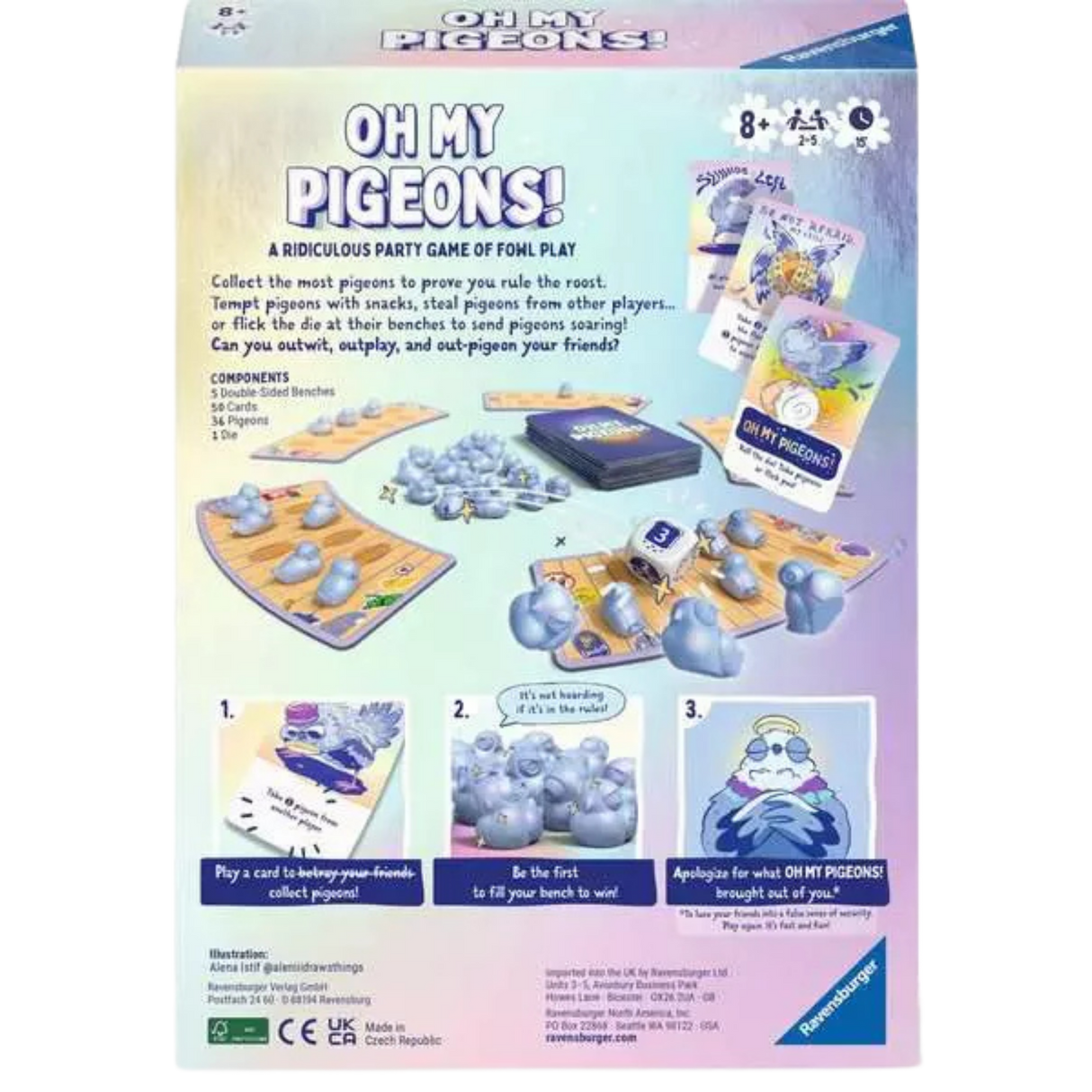 Oh My Pigeons! Card Game