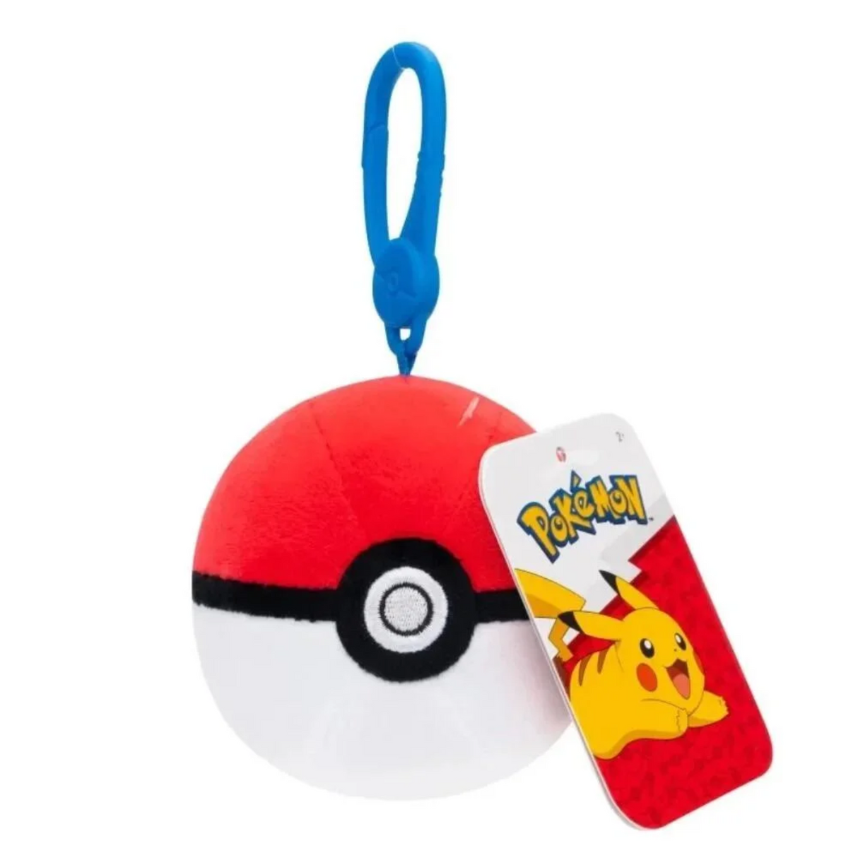 Pokemon 3.5" Bag Clip Plush - Pokeball