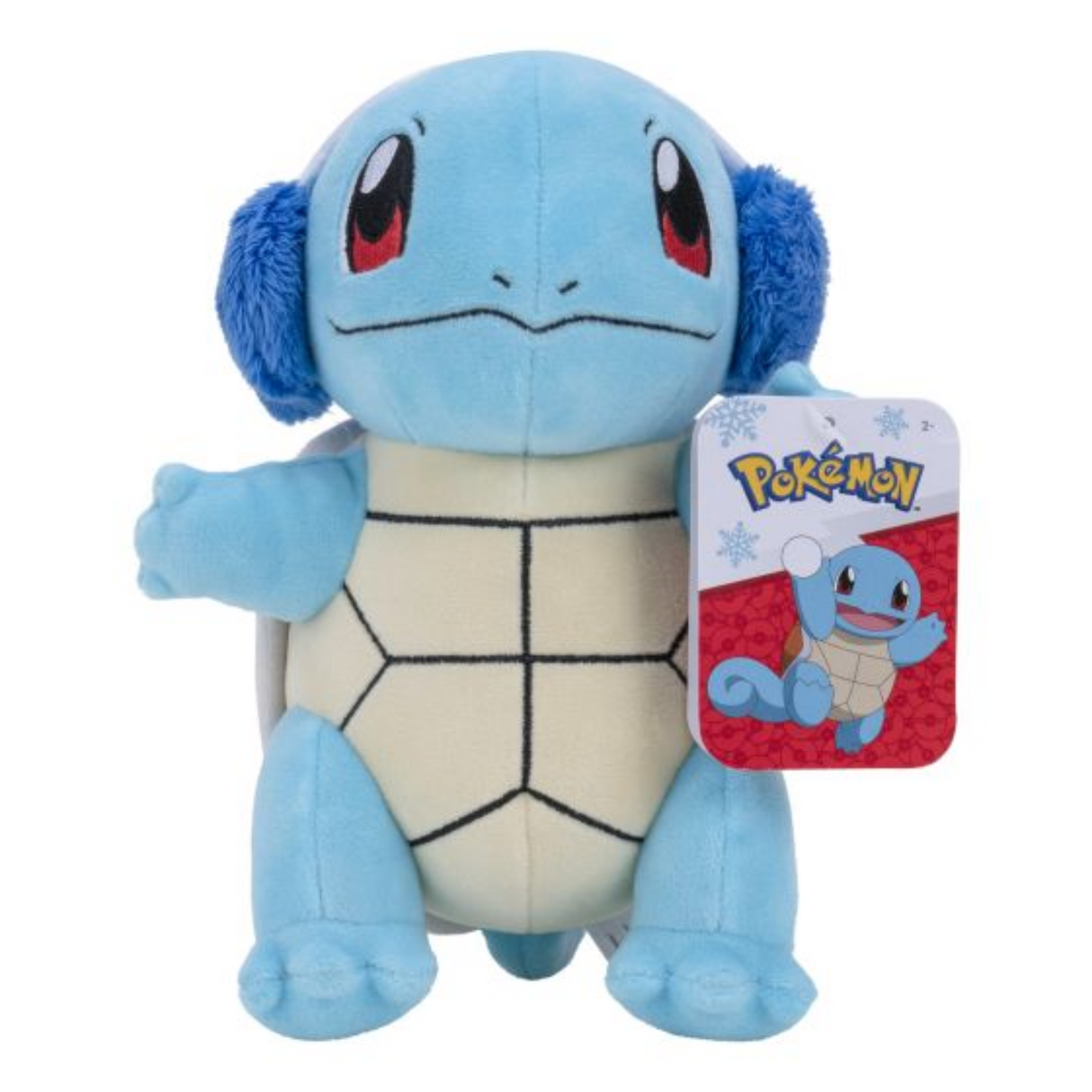 Pokemon 8" Seasonal Plush - Squirtle with Ear Muffs