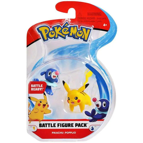 Pokemon Battle Figure Pack - Pikachu & Popplio