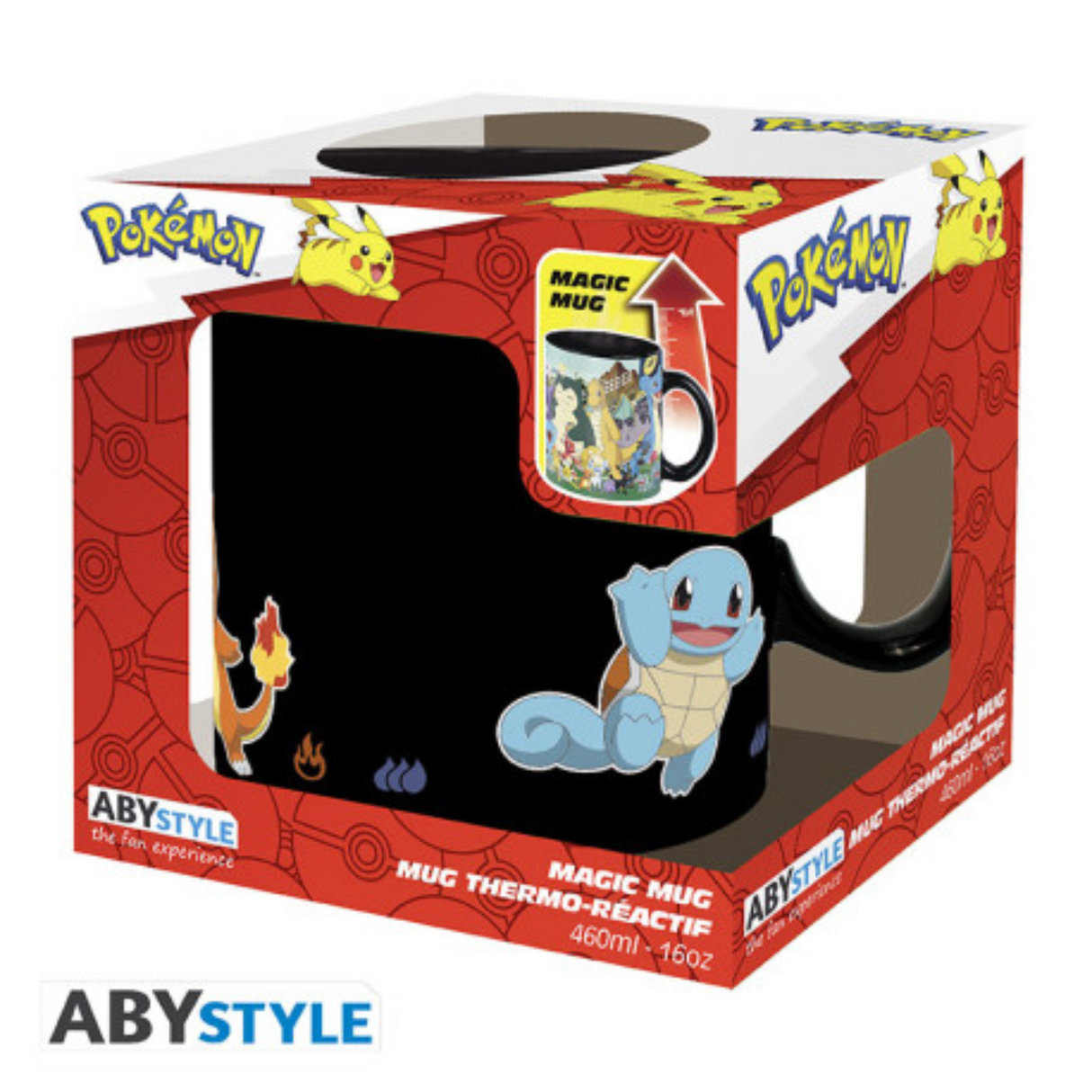 Pokemon Evolve Heat Change Mug 460ml Box