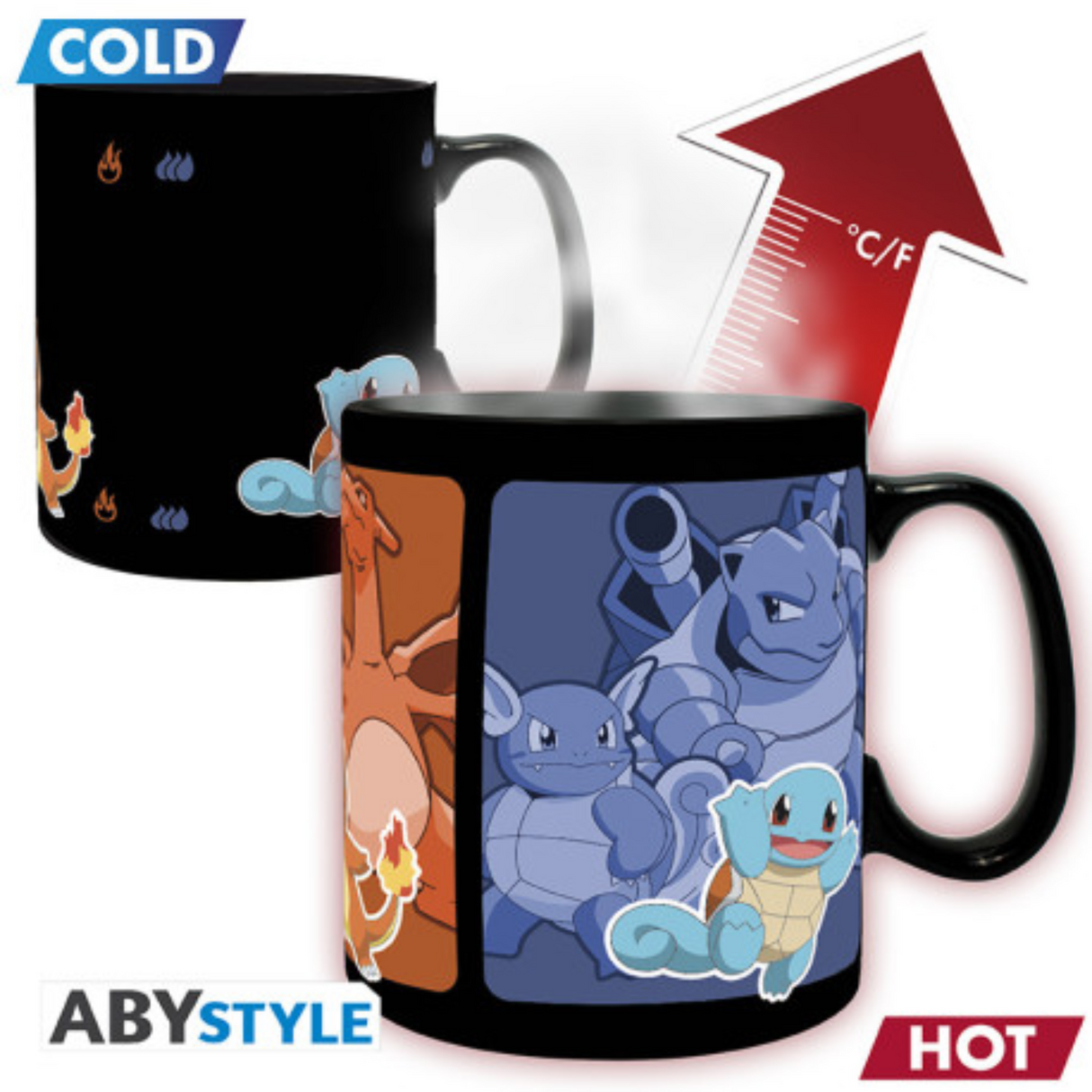 Pokemon Evolve Heat Change Mug 460ml Change