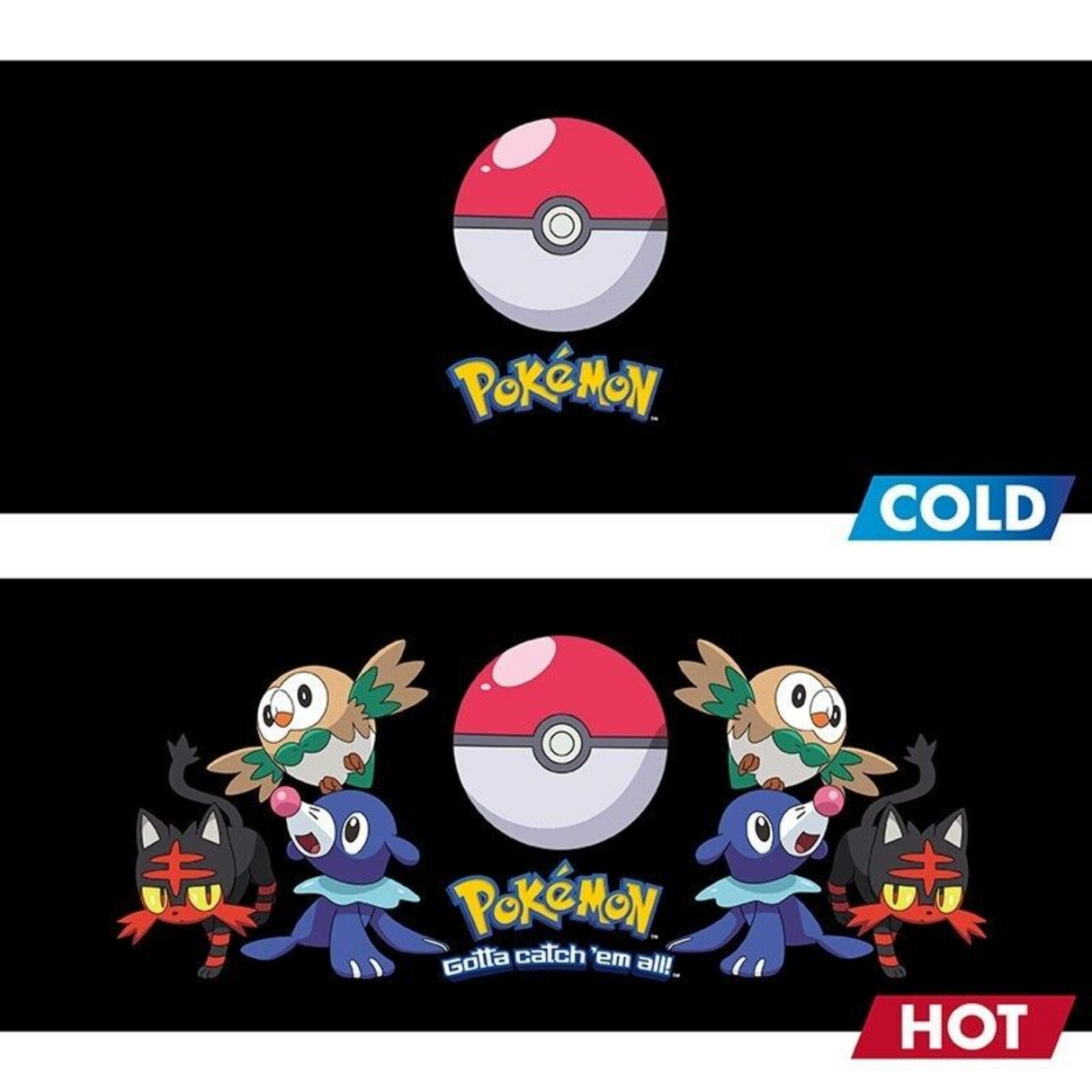 Pokemon Gotta Catch Em All Heat Change Mug 320ml Design