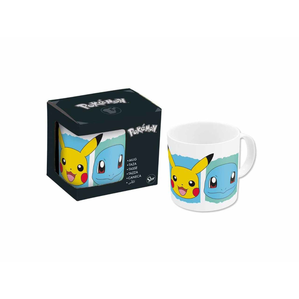 Pokemon Mug - Pikachu Squirtle Charmander Design