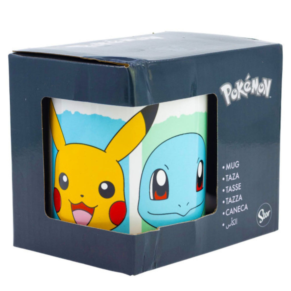 Pokemon Mug - Pikachu Squirtle Charmander Design