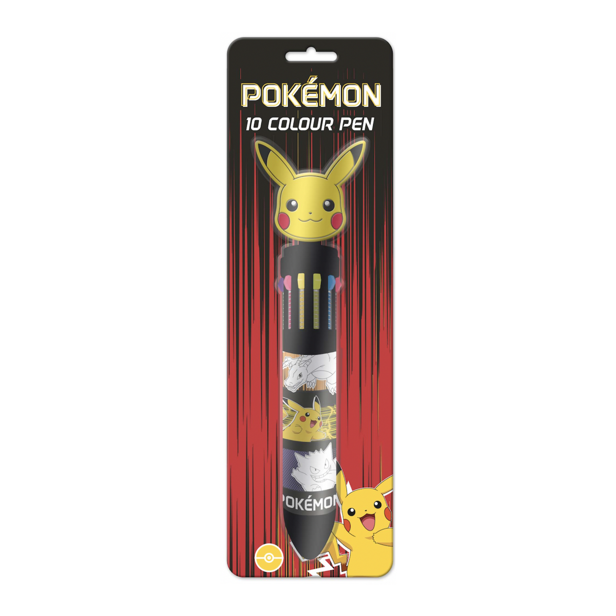 Pokemon Pikachu 10 Colour Pen