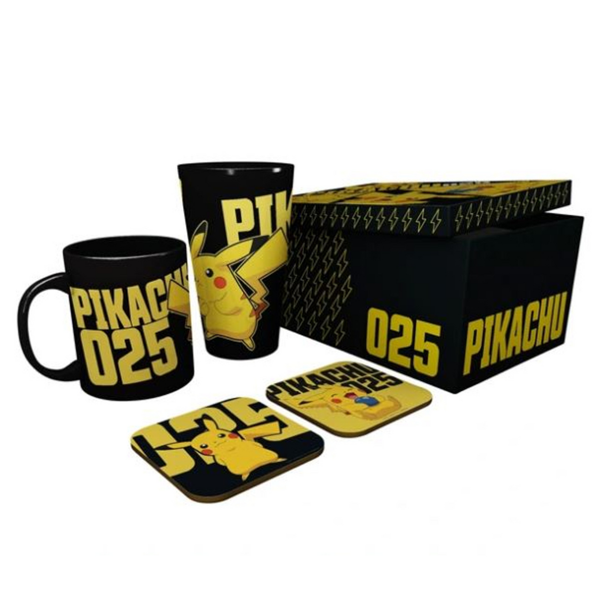 Pokemon Pikachu Glow In The Dark Mug and Glass Gift Set
