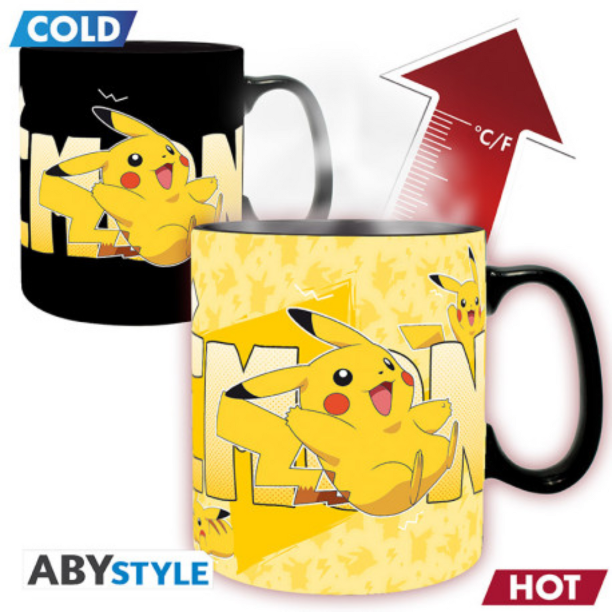 Pokemon Pikachu Heat Change Mug 460ml