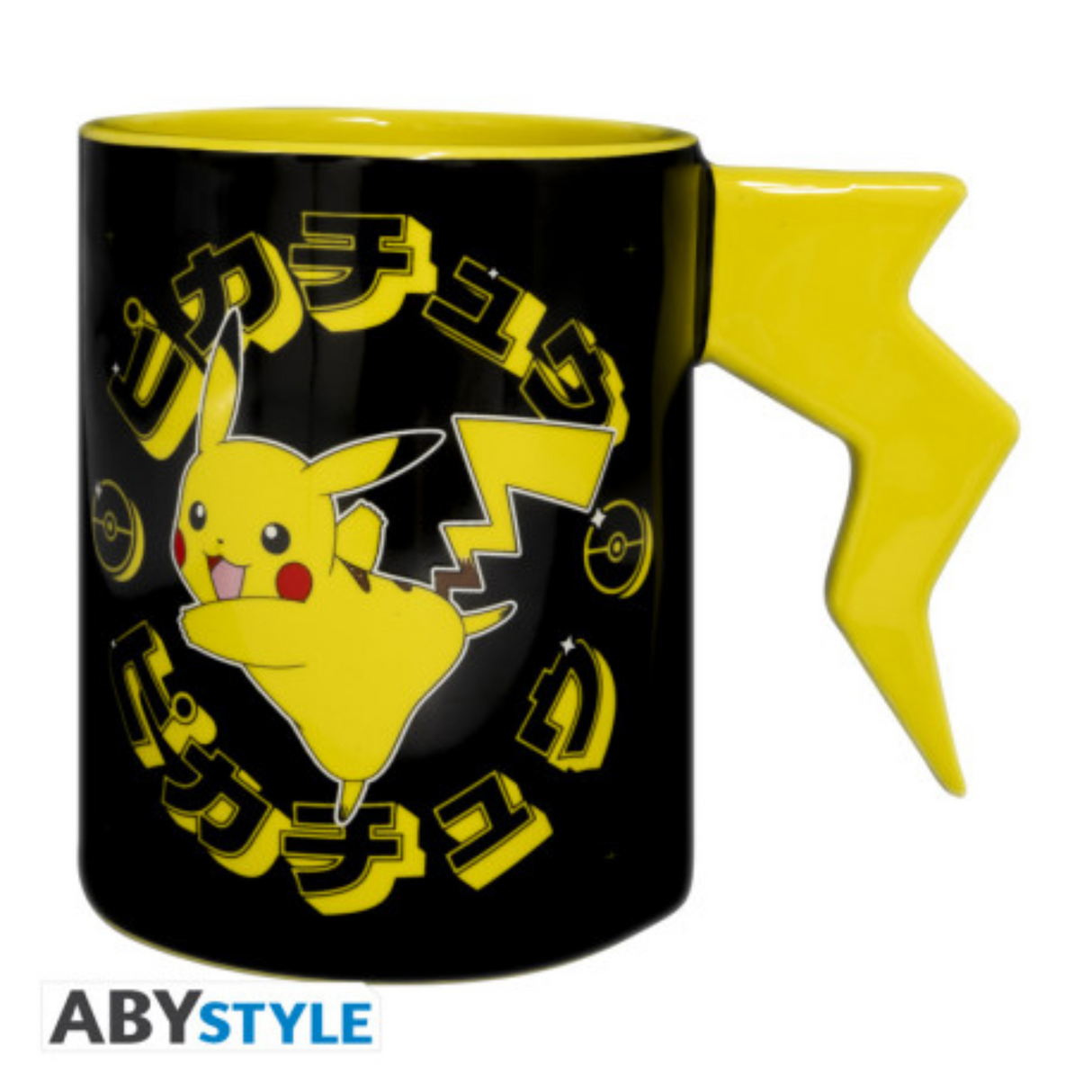 Pokemon Pikachu Lightning Bolt 3D Handle Mug Right