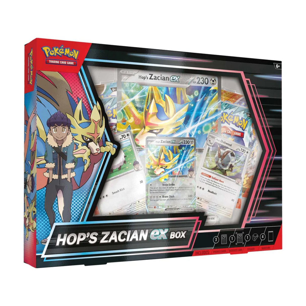 Pokemon TCG Hops Zacian ex Collection Box