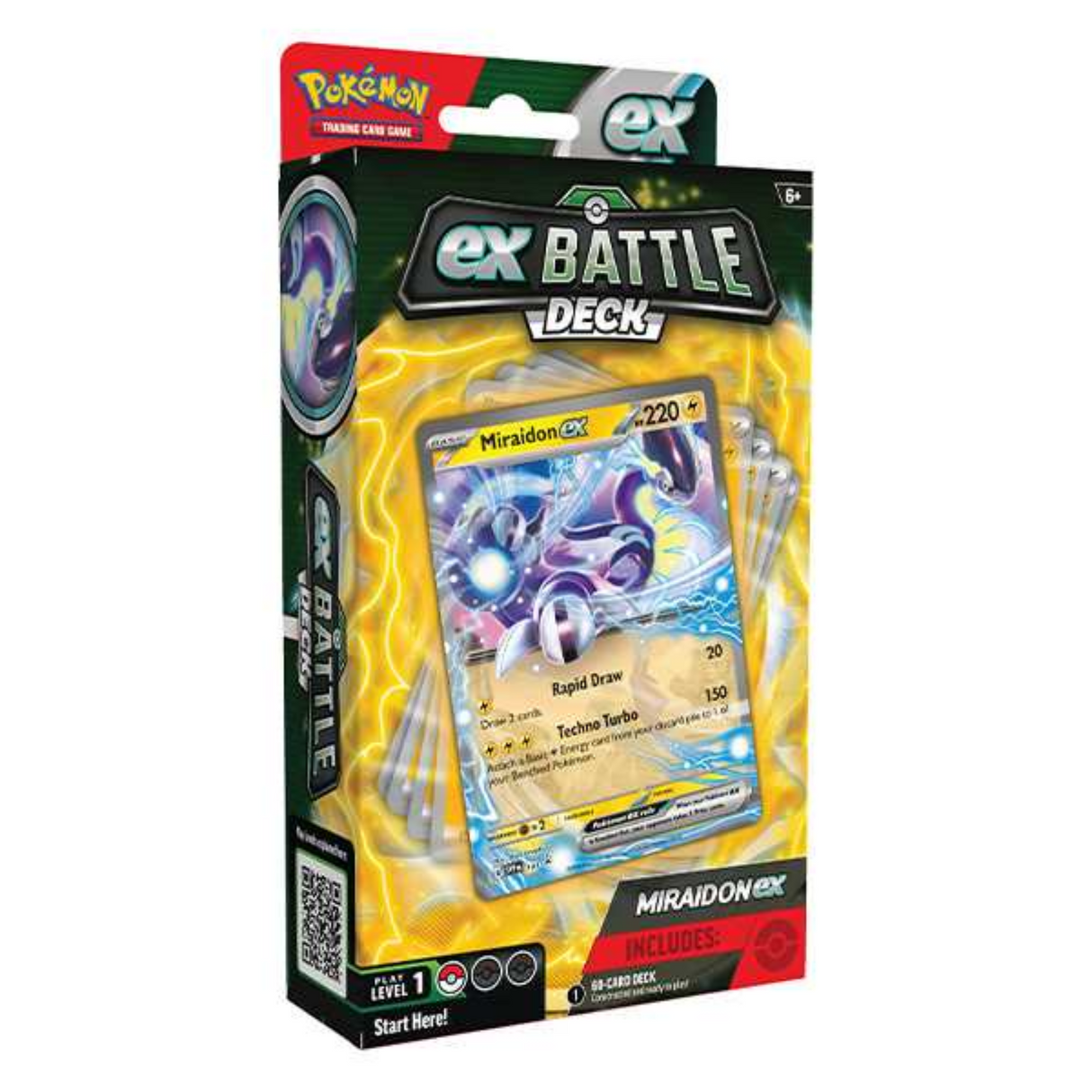 Pokemon TCG Miraidon ex League Battle Deck Box