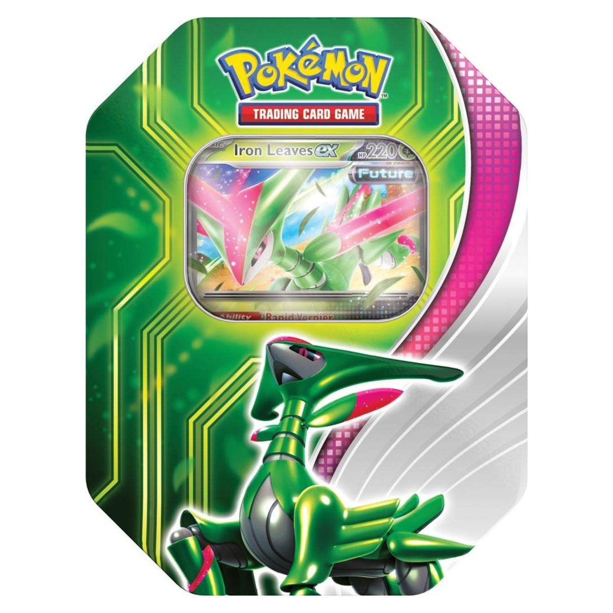 Pokemon TCG Paradox Clash Ex Tin (Iron Leaves)
