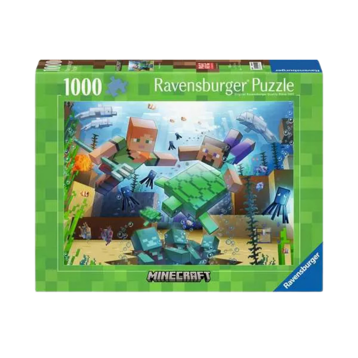 Ravensburger Minecraft Mosaic Jigsaw Puzzle 1000 Pieces
