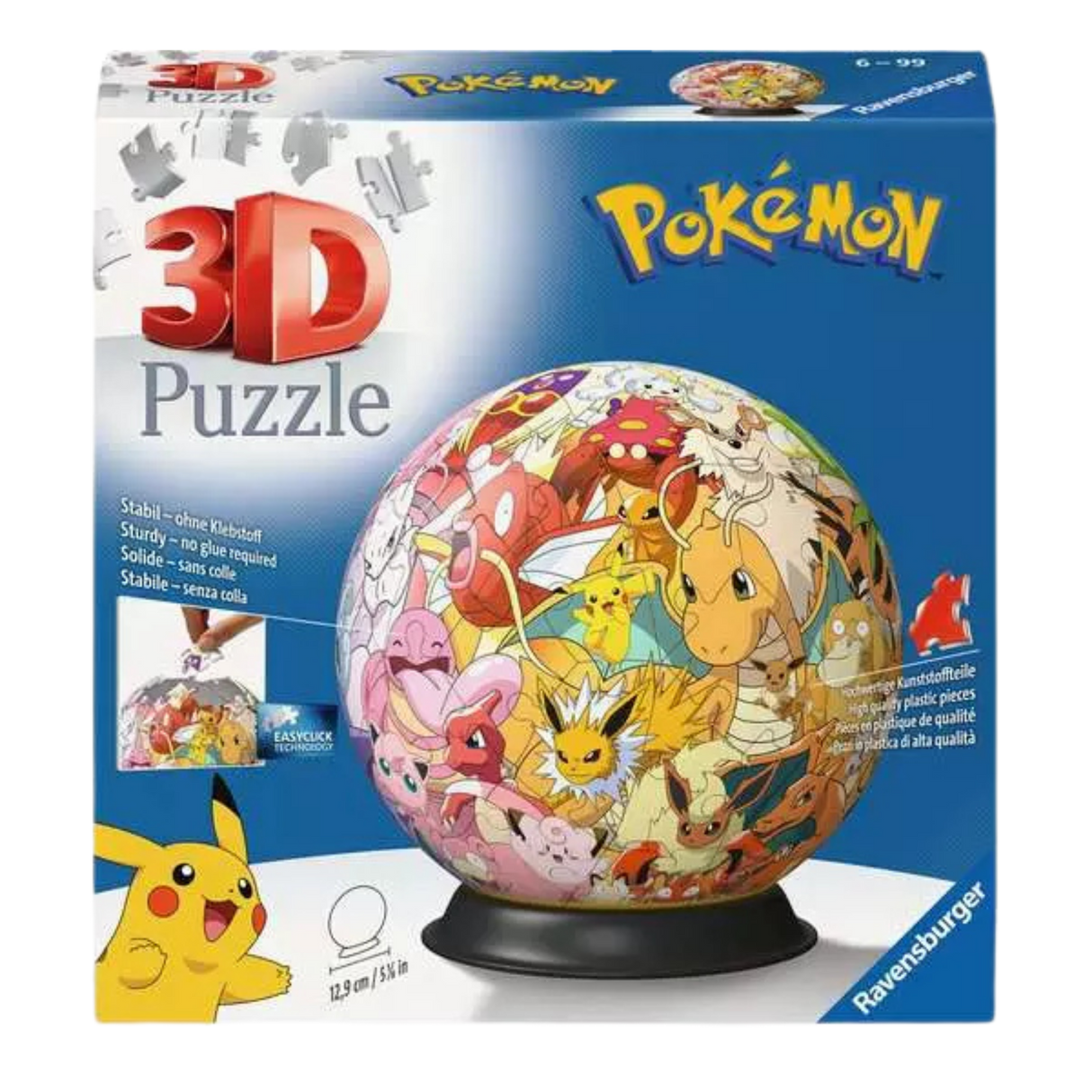 Ravensburger Pokemon 3D Puzzle Ball 72 Pieces
