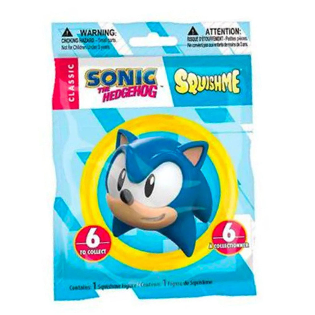 Sonic The Hedgehog SQUISHME Figure Blind Bag
