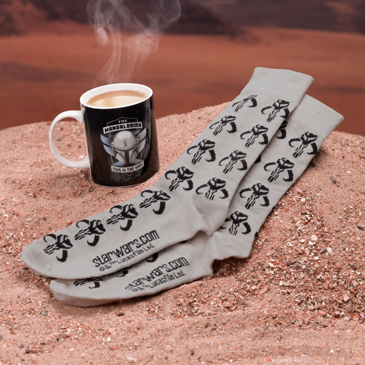 Star Wars The Mandalorian Mug and Sock Gift Set