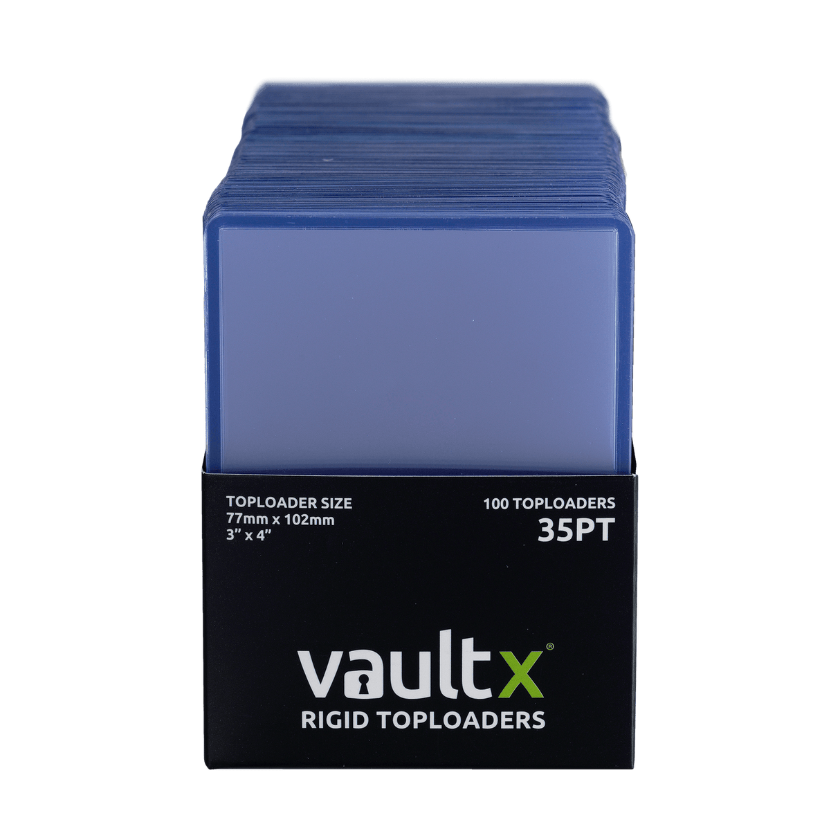 Vault X Seamless Rigid Toploaders 35pt 100 Pack