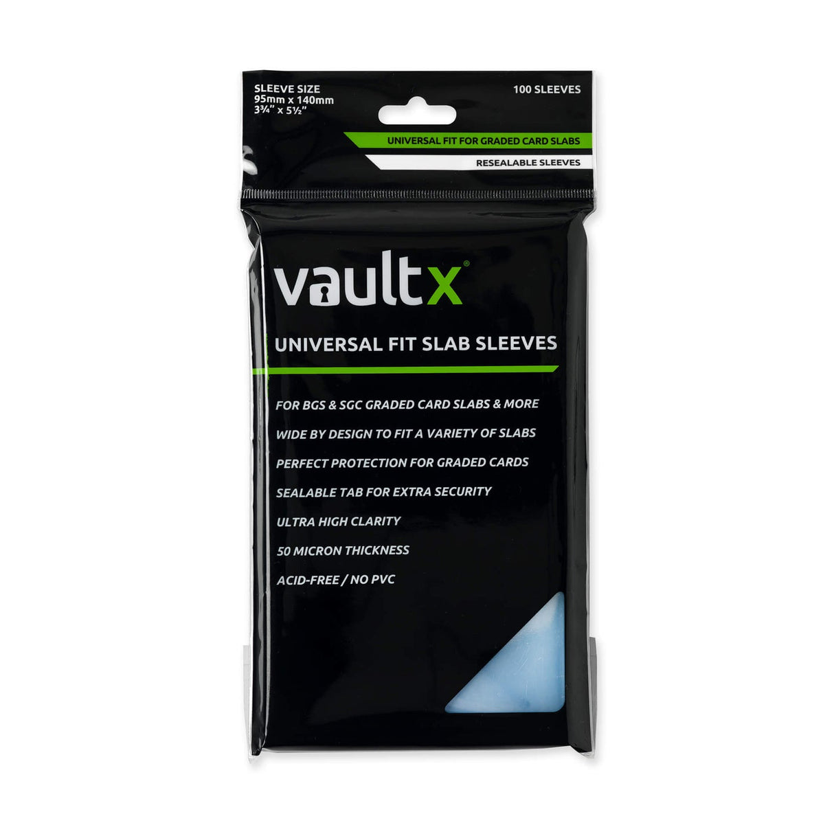Vault X Universal Fit Slab Sleeves 100 Sleeves