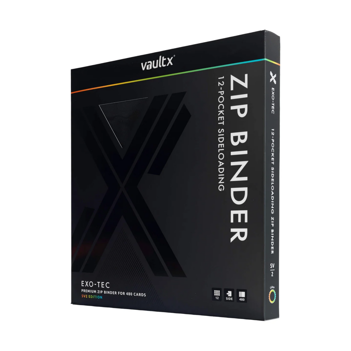Vault X 12-Pocket Exo-Tec Zip Binder SV2 Box