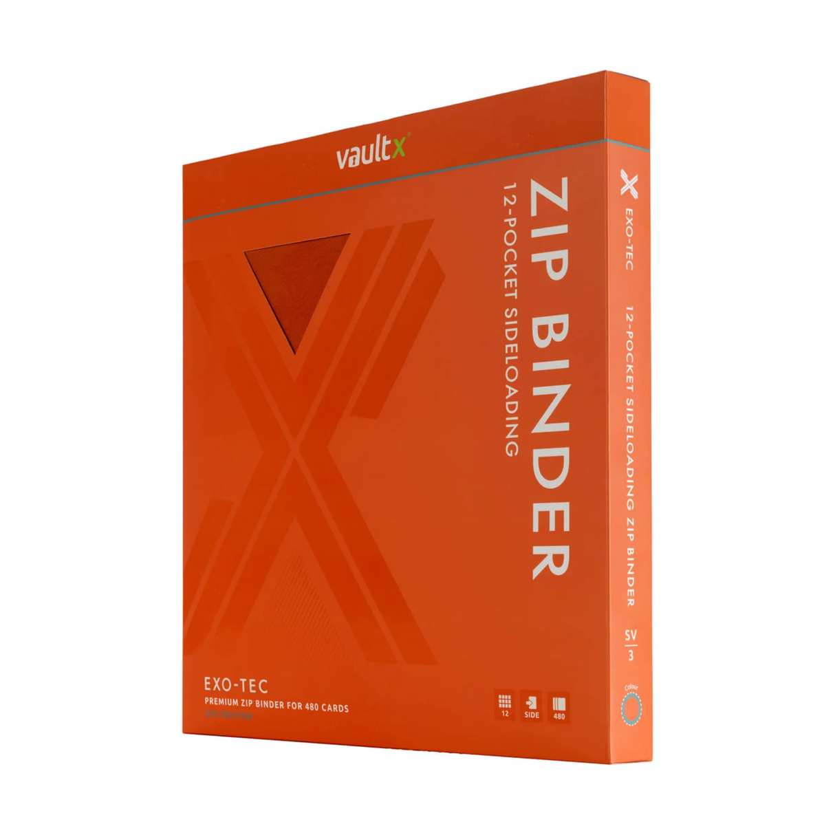 Vault X 12-Pocket Exo-Tec Zip Binder SV3 Box