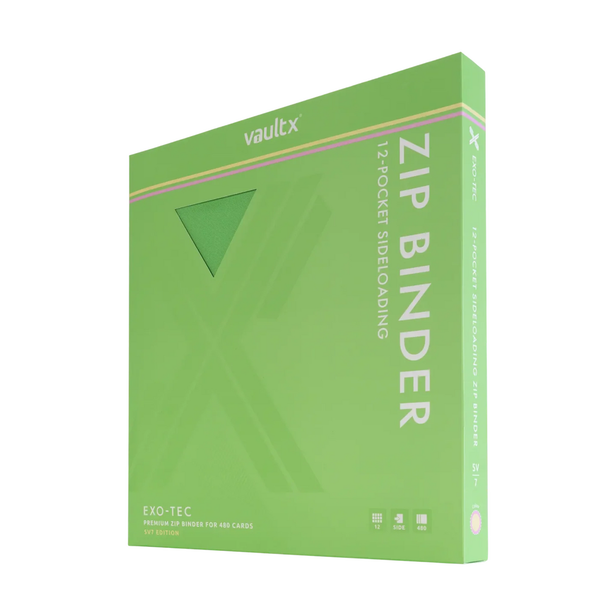 Vault X 12-Pocket Exo-Tec Zip Binder SV7 Box