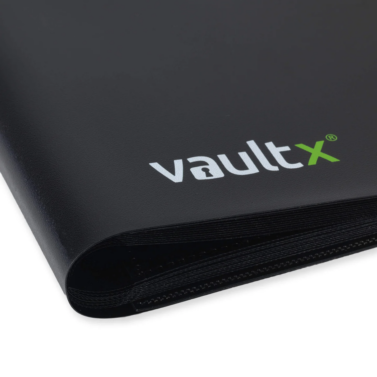 Vault X 12-Pocket Strap Binder Logo