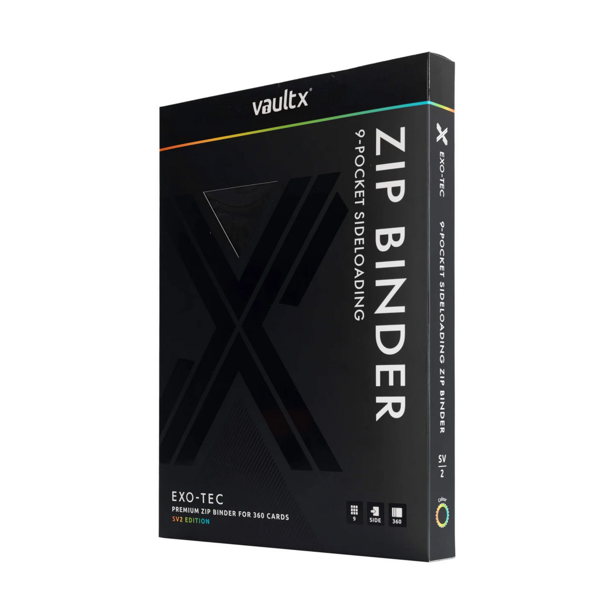 Vault X 9-Pocket Exo-Tec Zip Binder SV2 Box