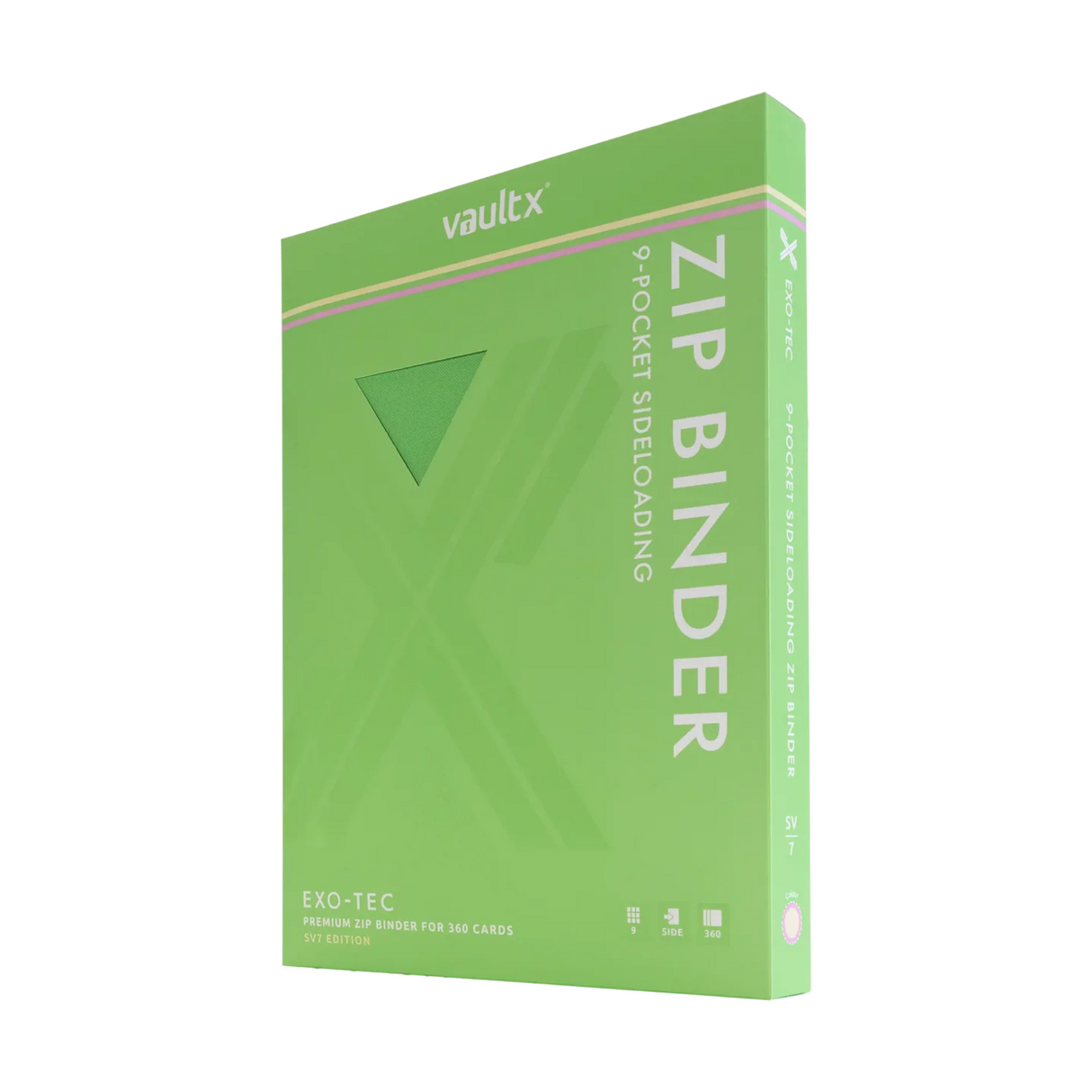 Vault X 9-Pocket Exo-Tec Zip Binder SV7 Box