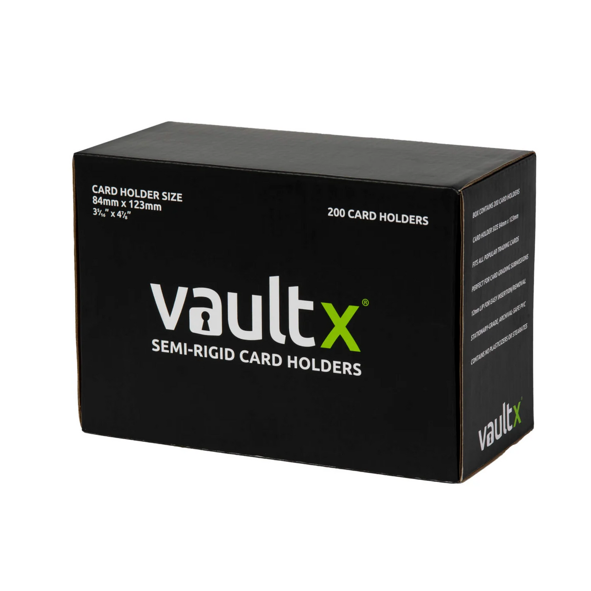 Vault X Semi-Rigid Card Holders 200 Pack