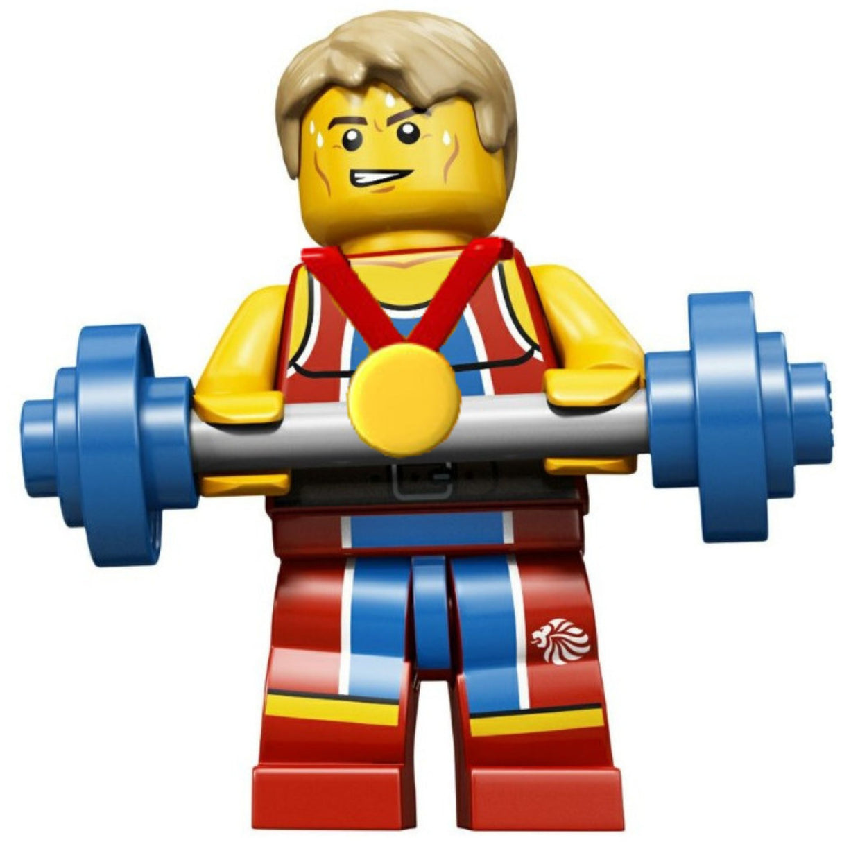 Wondrous Weightlifter LEGO Minifigure Team GB Olympics