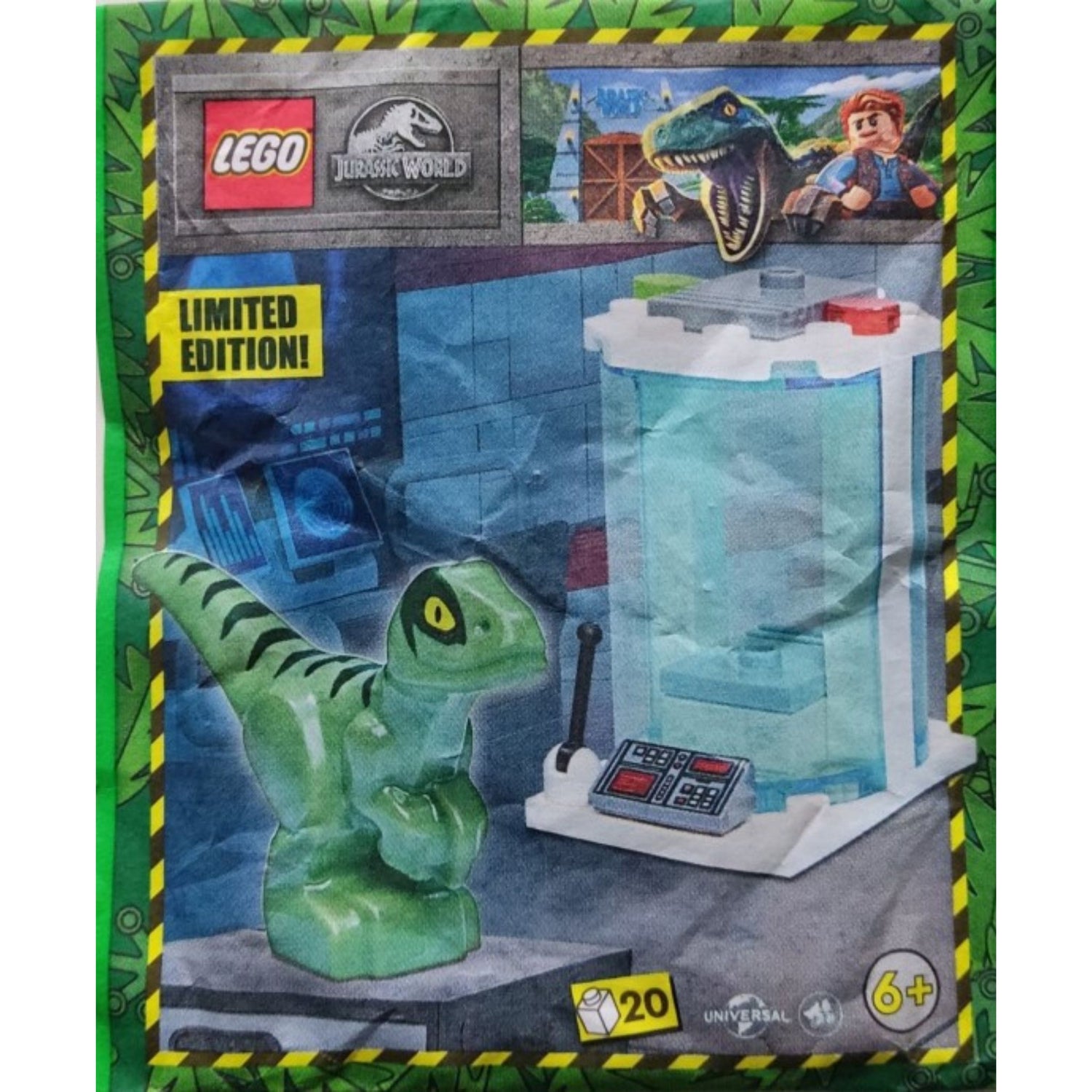 LEGO Jurassic World 122327 Raptor with Incubator Paper Bag