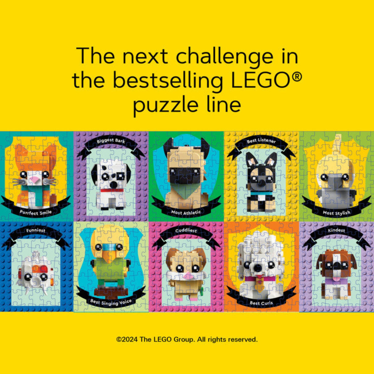 LEGO Pet Pals 1000 Piece Jigsaw Puzzle
