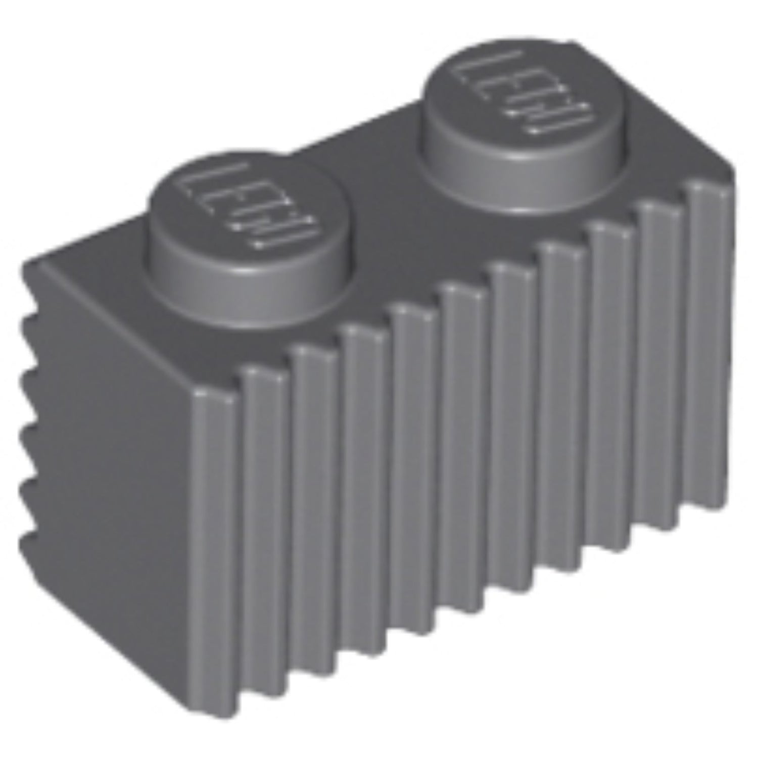 LEGO Grille Brick 1 x 2 2877 (x50) - Dark Bluish Gray