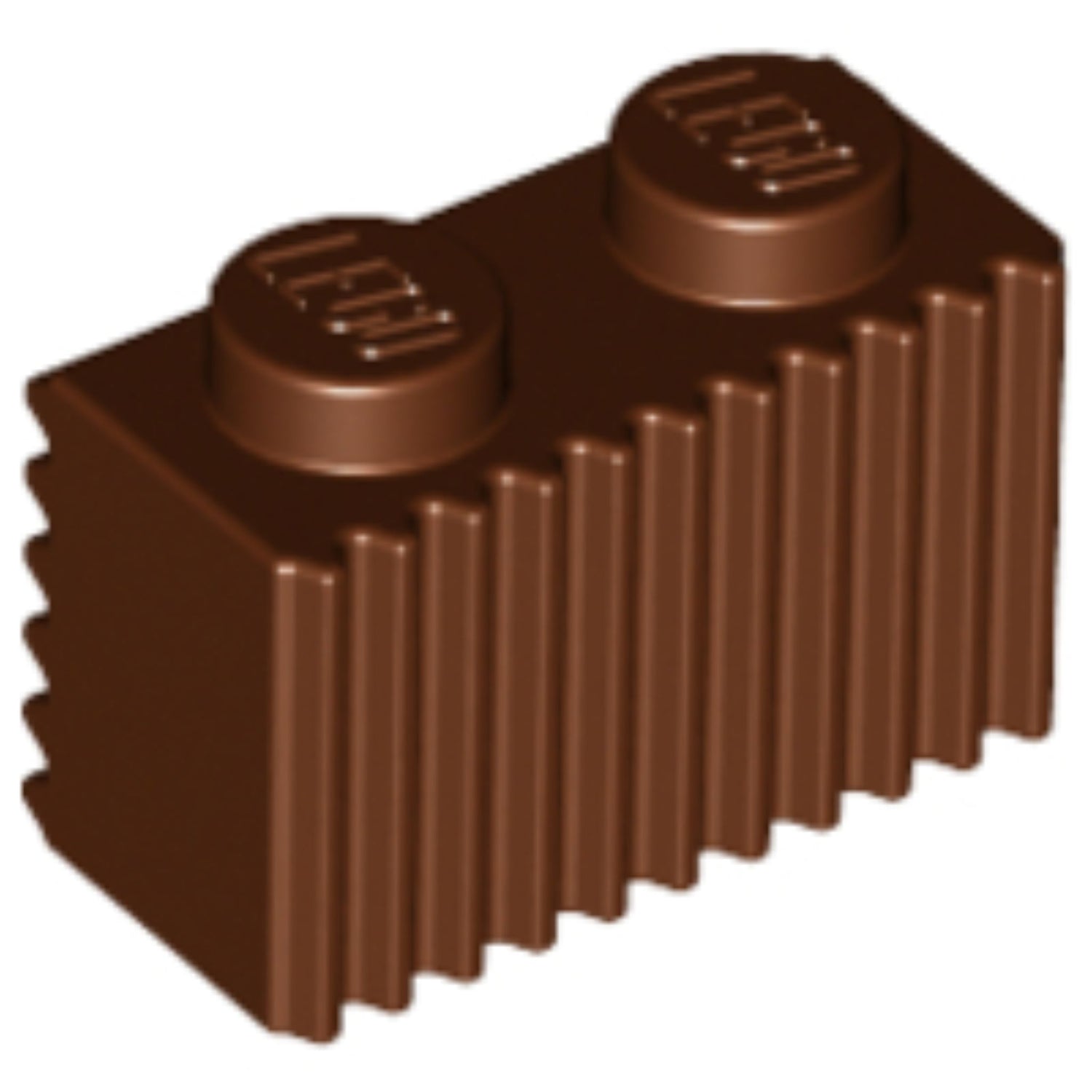 LEGO Grille Brick 1 x 2 2877 (x50) - Reddish Brown