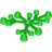 LEGO Leaves 2417 (x15) - Bright Green