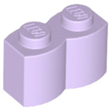 LEGO Log Profile Brick 1 x 2 30136 (x50) - Lavender