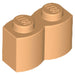 LEGO Log Profile Brick 1 x 2 30136 (x50) - Medium Nougat