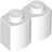 LEGO Log Profile Brick 1 x 2 30136 (x50) - White
