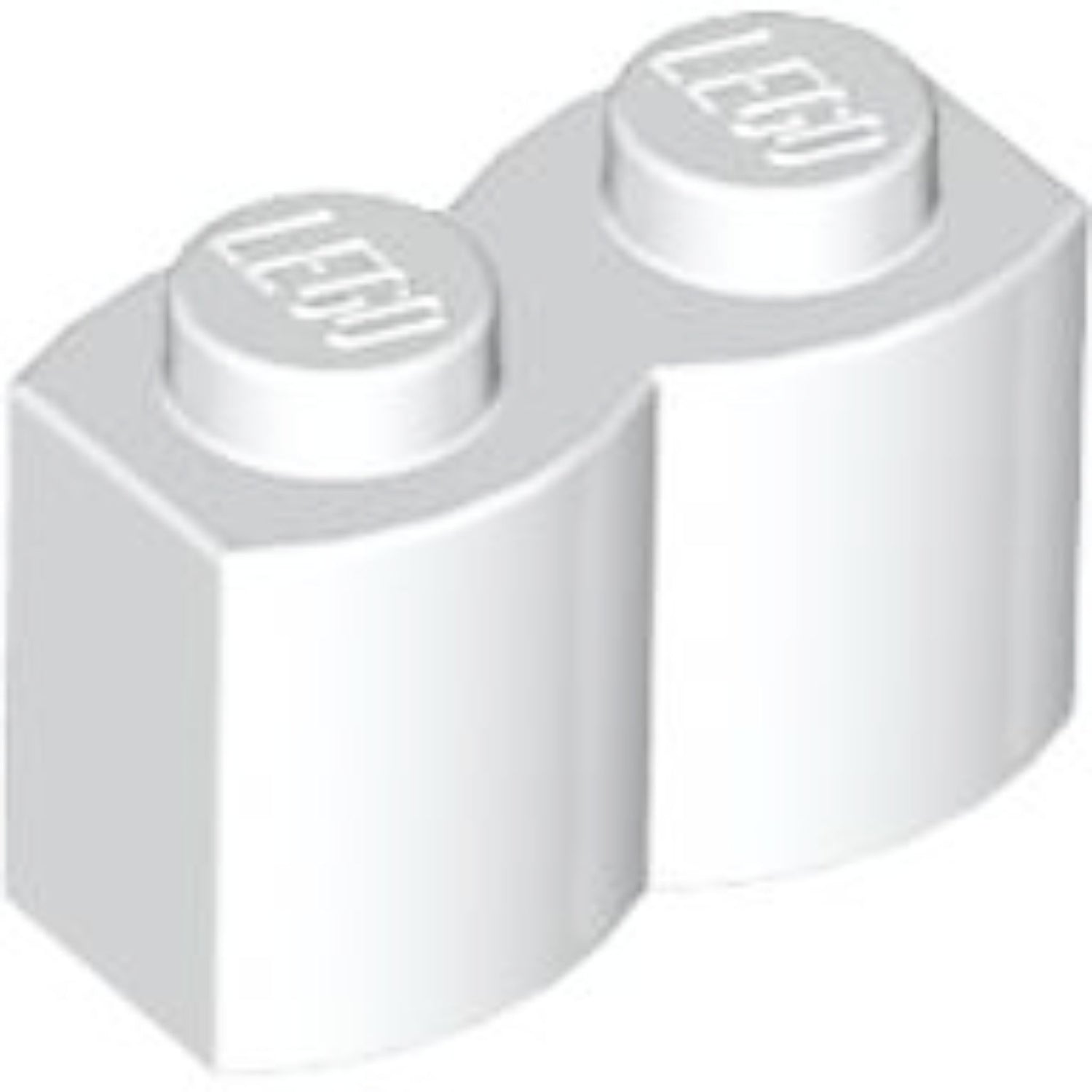 LEGO Log Profile Brick 1 x 2 30136 (x50) - White