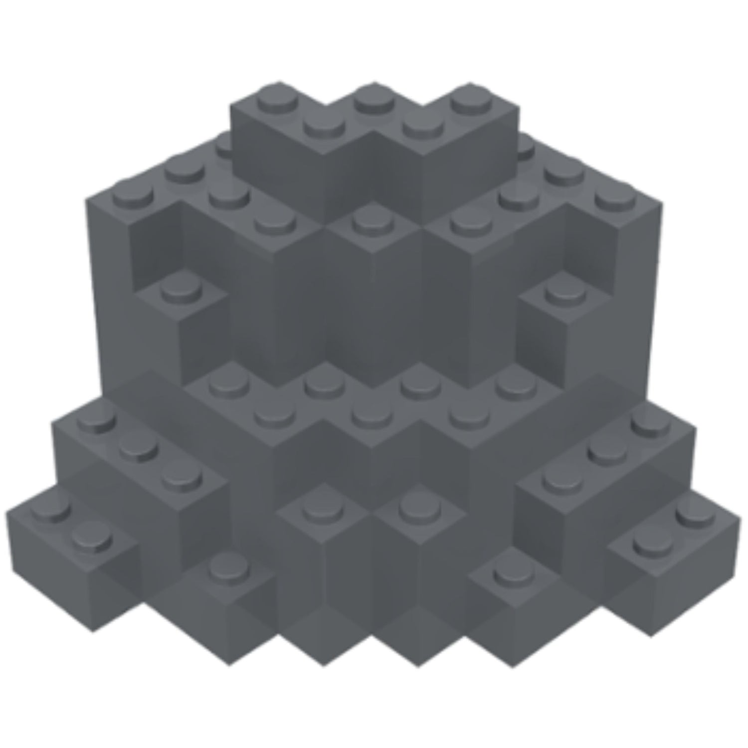 LEGO Medium Rock (MURP) 23996 (x1) - Dark Bluish Gray