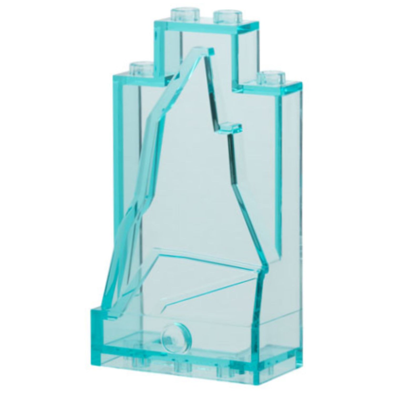 LEGO Rock Panel 47847 (x6) - Trans-Light Blue