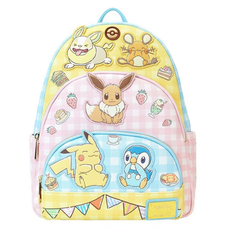 Loungefly - Pokemon Cafe Triple Pocket Backpack