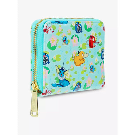Loungefly - Pokemon Water Type Lily Pad Allover Print Wallet