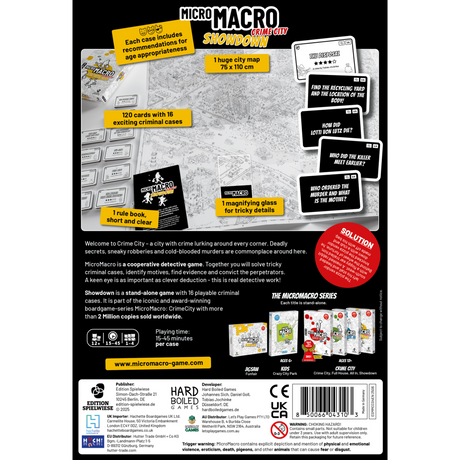 MicroMacro: Crime City - Showdown Board Game
