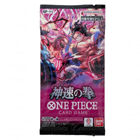 One Piece Card Game: A Fist of Divine Speed Japanese Booster Pack (OP-11)