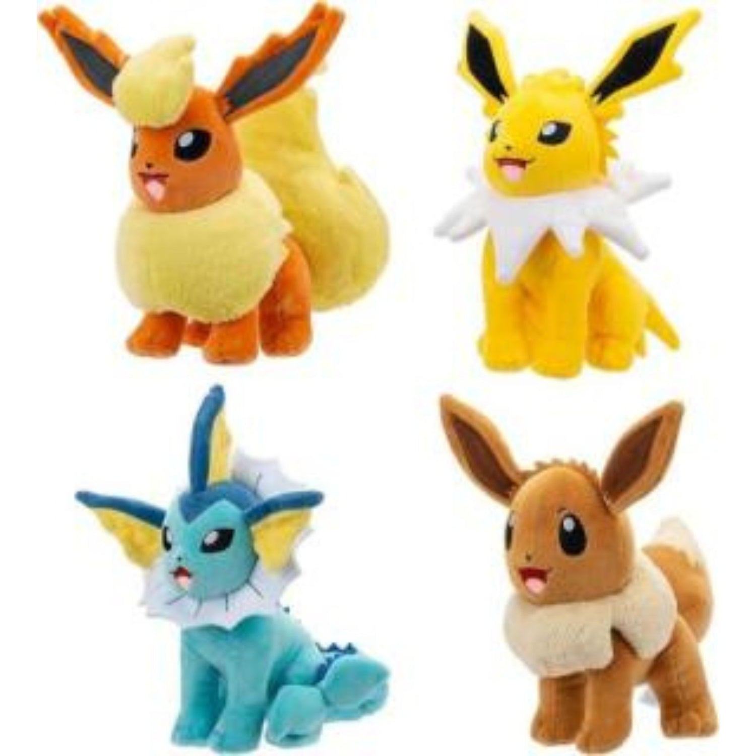 Pokemon 4 Pack 8" Plush - Eevee Evolution