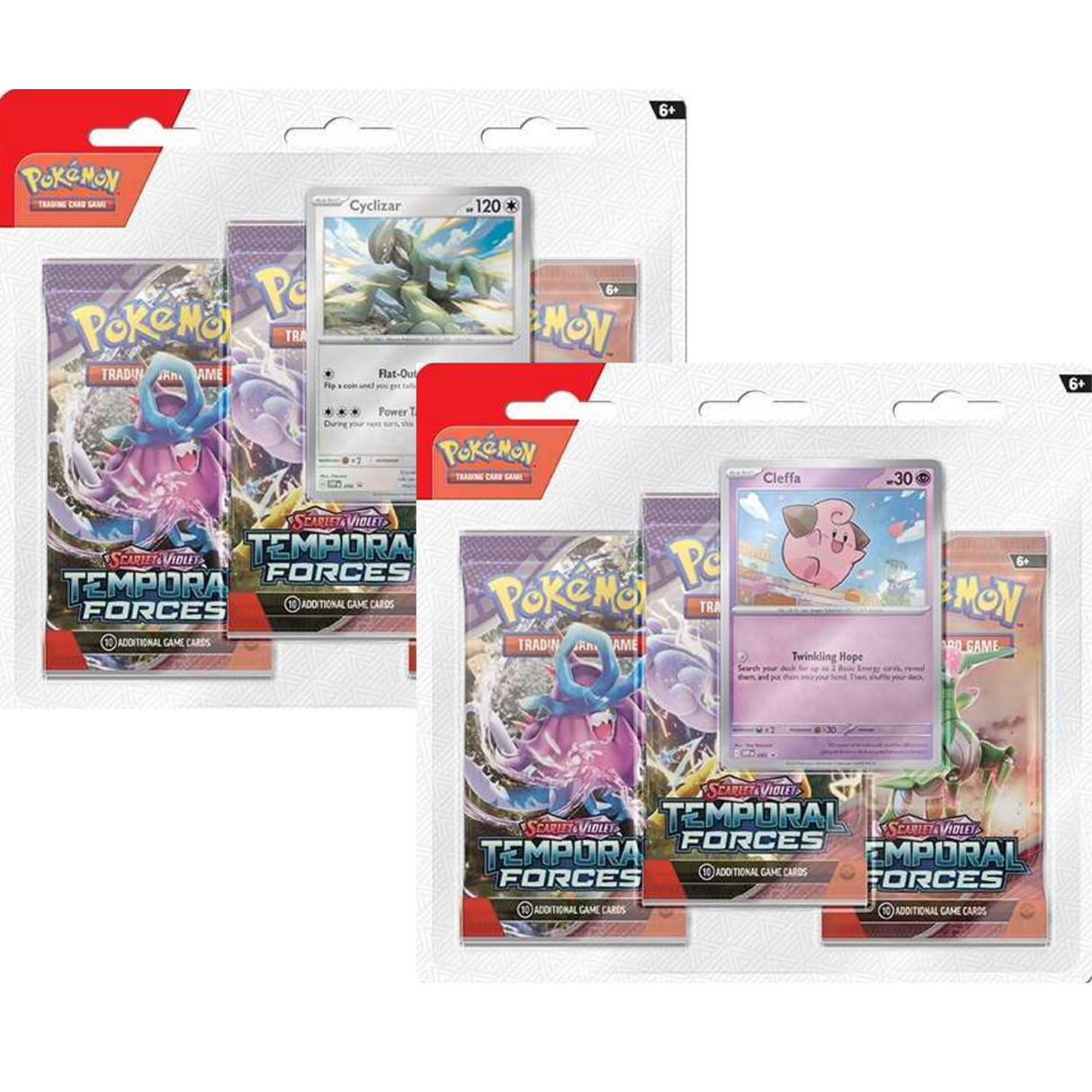 Pokemon TCG Scarlet & Violet - Temporal Forces 3 Pack Blister (Random)