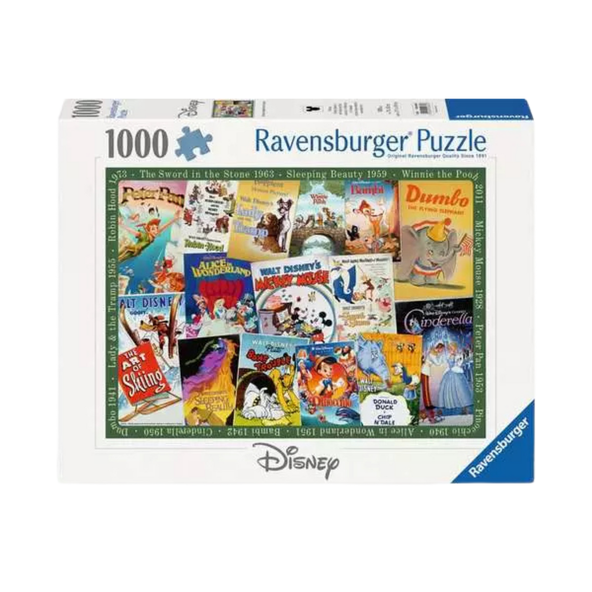 Ravensburger Disney Vintage Movie Poster Jigsaw Puzzle 1000 Pieces